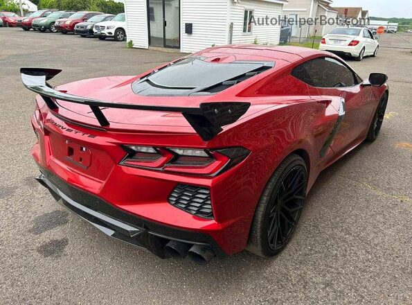 1G1YA2D4XR5110619 2024 CHEVROLET CORVETTE Красный Задняя правая четверть