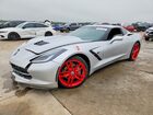 2019 Chevrolet Corvette Stingray 1lt Silver vin: 1G1YA2D71K5101498