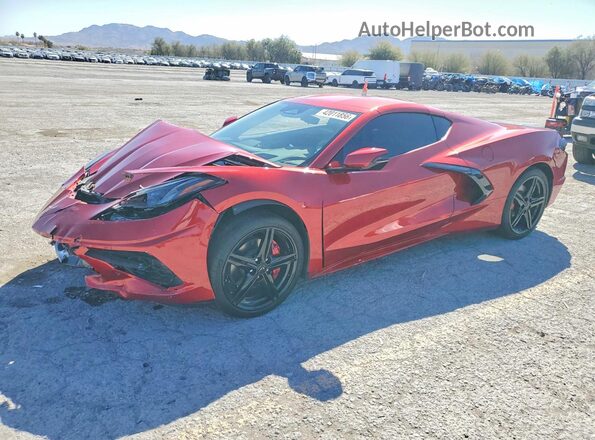 1G1YB2D40R5104597 2024 CHEVROLET CORVETTE Красный Передняя левая четверть