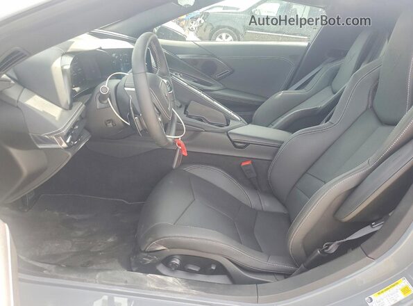 1G1YB2D48S5100643 2025 CHEVROLET CORVETTE Gray Widok wnętrza z przodu