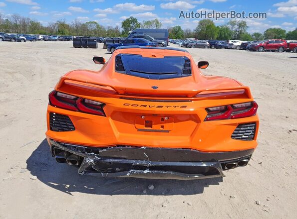 1G1YC2D40P5103458 2023 CHEVROLET CORVETTE Оранжевый Вид сзади