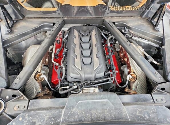 1G1YC2D47P5127014 2023 CHEVROLET CORVETTE Коричневый Вид задней части салона