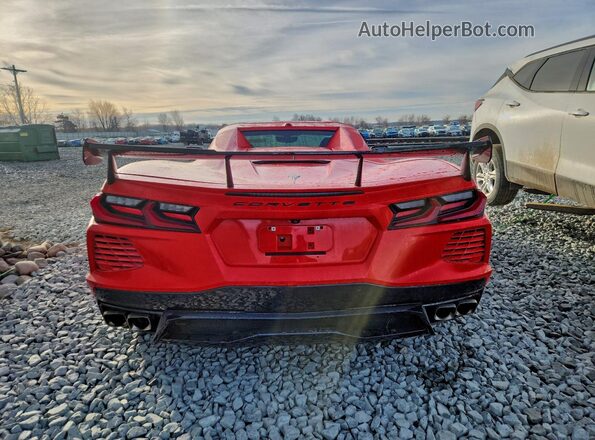 1G1YC3D41N5112897 2022 CHEVROLET CORVETTE Красный Вид сзади