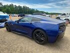 2017 Chevrolet Corvette Stingray Z51 1lt Синий vin: 1G1YG2D76H5107062