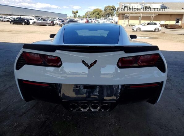 1G1YJ2D72G5103297 2016 CHEVROLET CORVETTE White Vista trasera