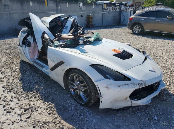 1G1YM3D70G5115543 2016 CHEVROLET CORVETTE Белый Передняя правая четверть