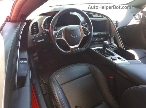 1G1YN2D60G5611604 2016 CHEVROLET CORVETTE Red Вид панелі приладів