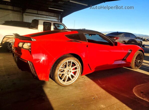 1G1YN2D60G5611604 2016 CHEVROLET CORVETTE Red Задня права чверть