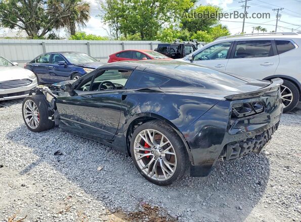 1G1YP2D65G5611530 2016 CHEVROLET CORVETTE Черный Задняя левая четверть