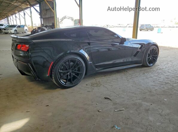 1G1YW2D79H5101985 2017 CHEVROLET CORVETTE Black Tył prawy