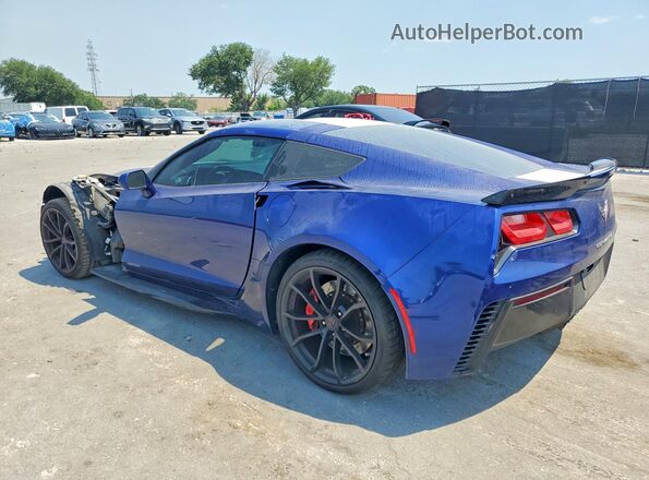 1G1YY2D70H5117924 2017 CHEVROLET CORVETTE Blue უკანა მარცხენა