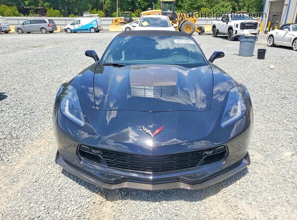 1G1YY3D7XK5112954 2019 CHEVROLET CORVETTE Черный Вид спереди