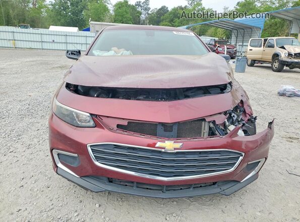 1G1ZB5ST0GF307075 2016 CHEVROLET MALIBU Бордовый Вид спереди