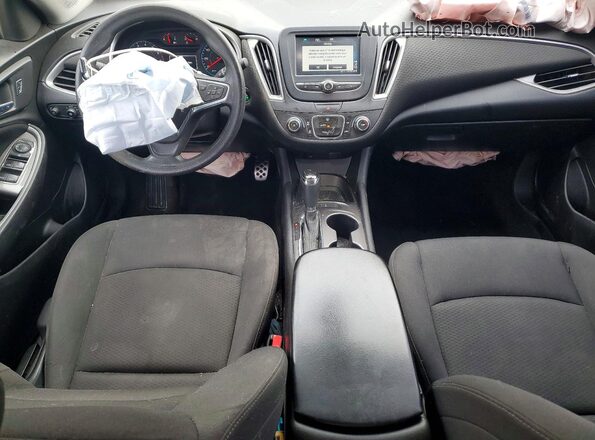1G1ZB5ST0GF307075 2016 CHEVROLET MALIBU Бордовый Вид панели приборов