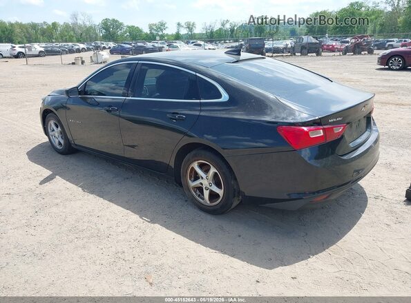 1G1ZB5ST0GF337662 2016 CHEVROLET MALIBU Black Rear left