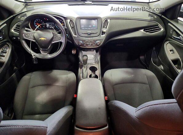1G1ZB5ST0HF123434 2017 CHEVROLET MALIBU Серый Вид панели приборов