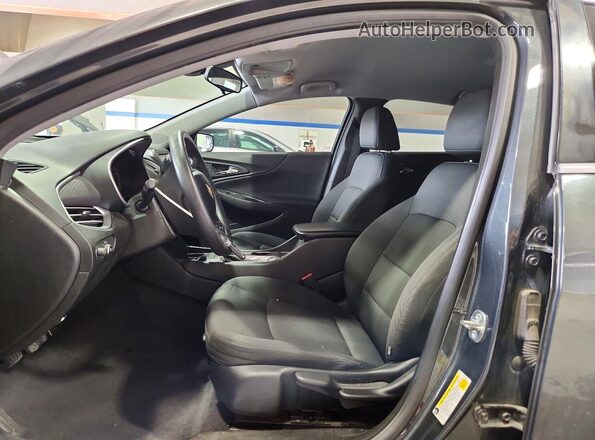 1G1ZB5ST0HF123434 2017 CHEVROLET MALIBU Серый Вид салона спереди
