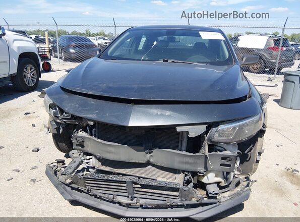1G1ZB5ST0HF163304 2017 CHEVROLET MALIBU Серый Вид задней части салона