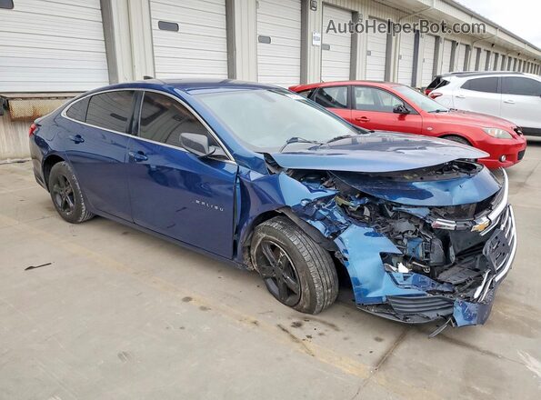 1G1ZB5ST0KF153542 2019 CHEVROLET MALIBU Синий Передняя правая четверть