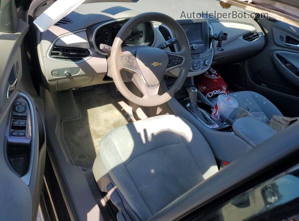 1G1ZB5ST1GF174813 2016 CHEVROLET MALIBU Черный Вид панели приборов