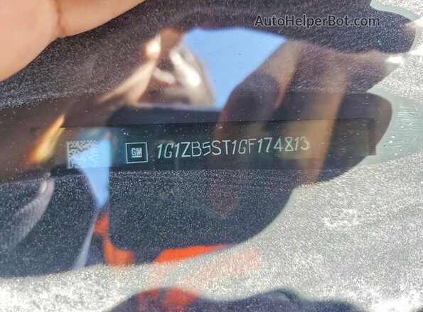 1G1ZB5ST1GF174813 2016 CHEVROLET MALIBU Черный Вид подкапотного пространства