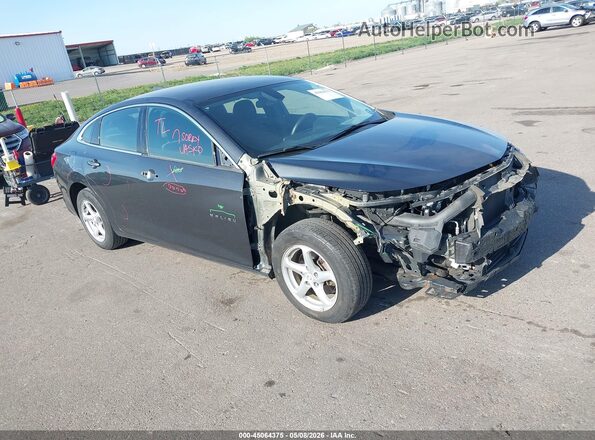 1G1ZB5ST1HF292734 2017 CHEVROLET MALIBU Серый Передняя правая четверть
