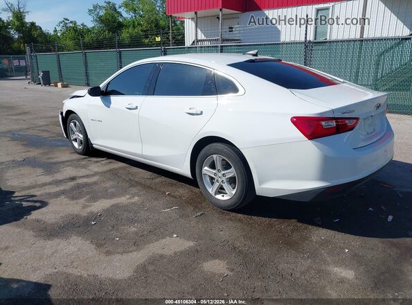 1G1ZB5ST1MF089529 2021 CHEVROLET MALIBU White Trasero izquierdo