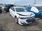 2022 Chevrolet Malibu Fwd Ls White vin: 1G1ZB5ST1NF212361