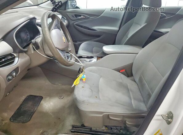 1G1ZB5ST2HF190617 2017 CHEVROLET MALIBU Белый Вид салона спереди