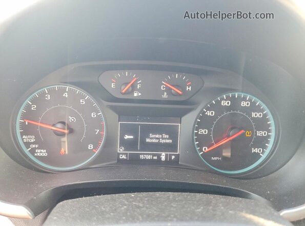 1G1ZB5ST3GF328714 2016 CHEVROLET MALIBU Синий Вид щитка приборов