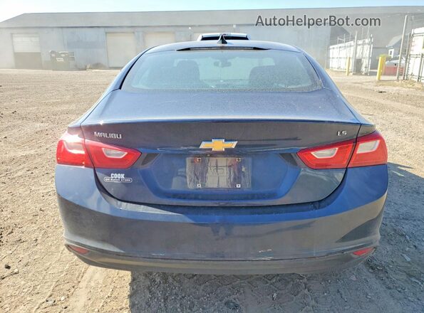 1G1ZB5ST3GF328714 2016 CHEVROLET MALIBU Синий Вид сзади