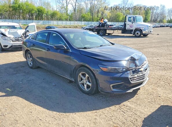 1G1ZB5ST3GF328714 2016 CHEVROLET MALIBU Синий Передняя правая четверть