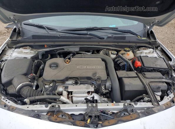 1G1ZB5ST3HF100438 2017 CHEVROLET MALIBU Silver Rear interior view