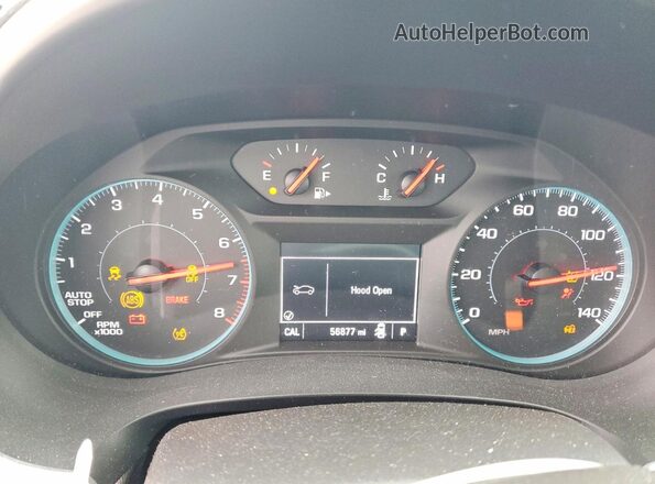 1G1ZB5ST3HF100438 2017 CHEVROLET MALIBU Silver Instrument cluster view