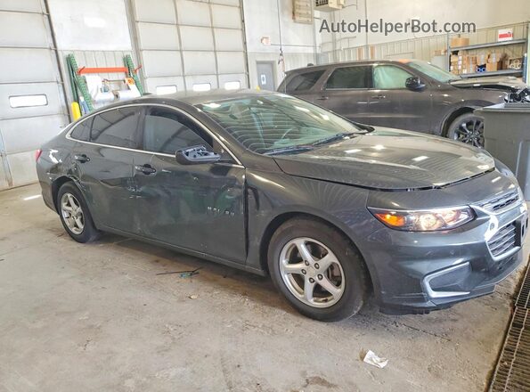 1G1ZB5ST5JF222675 2018 CHEVROLET MALIBU Угольный Передняя правая четверть