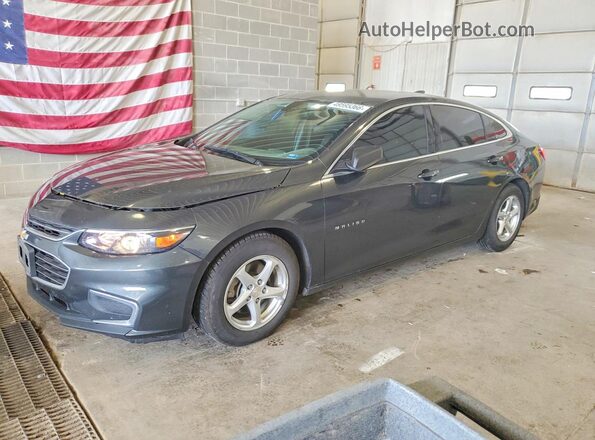 1G1ZB5ST5JF222675 2018 CHEVROLET MALIBU Угольный Передняя левая четверть