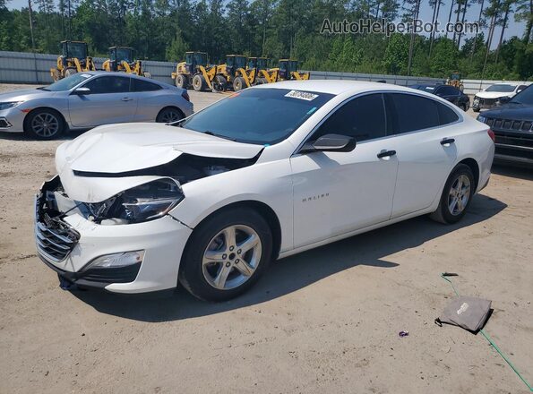 1G1ZB5ST5NF191787 2022 CHEVROLET MALIBU White Vista tres cuartos delantera izquierda