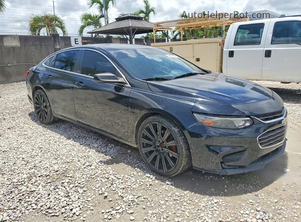 1G1ZB5ST6GF260327 2016 CHEVROLET MALIBU Черный Передняя правая четверть