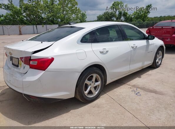 1G1ZB5ST6HF105567 2017 CHEVROLET MALIBU White Tył prawy