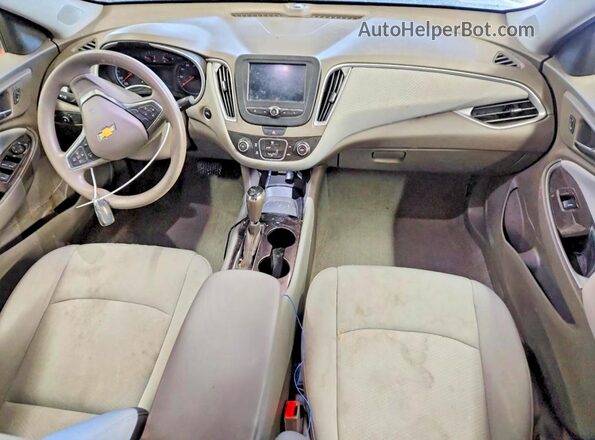 1G1ZB5ST6JF258309 2018 CHEVROLET MALIBU Silver Առջևի վահանակի տեսք