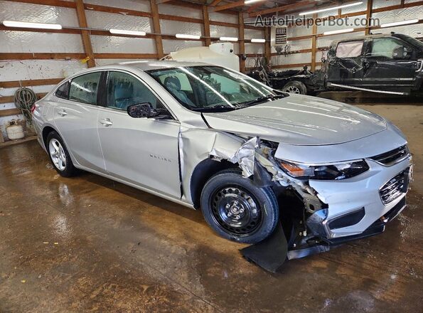 1G1ZB5ST6JF258309 2018 CHEVROLET MALIBU Silver Առջևի աջ