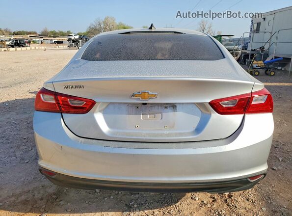 1G1ZB5ST6KF199229 2019 CHEVROLET MALIBU Silver Rear view
