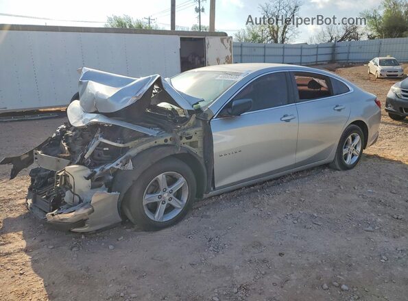 1G1ZB5ST6KF199229 2019 CHEVROLET MALIBU Silver Front left