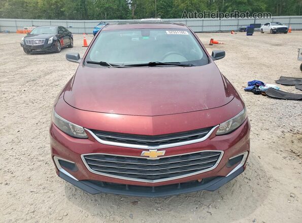1G1ZB5ST7GF328828 2016 CHEVROLET MALIBU Бордовый Вид спереди
