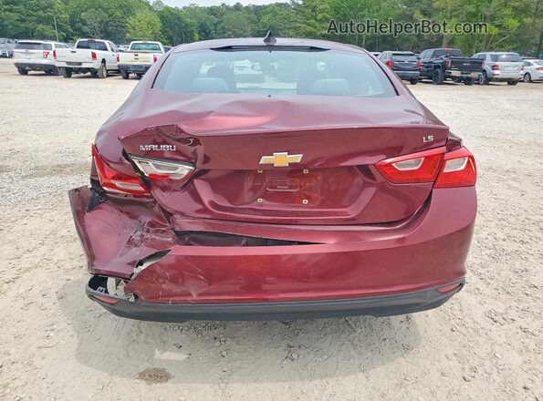 1G1ZB5ST7GF328828 2016 CHEVROLET MALIBU Бордовый Вид сзади