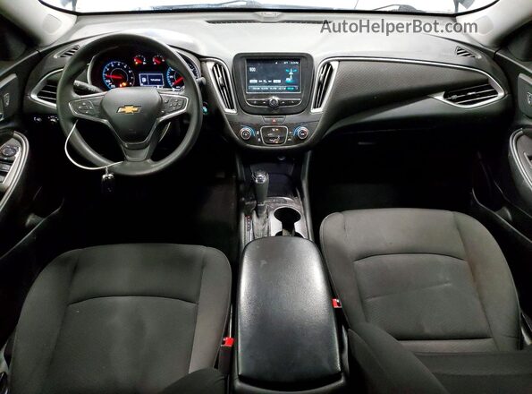 1G1ZB5ST7JF264622 2018 CHEVROLET MALIBU Черный Вид панели приборов