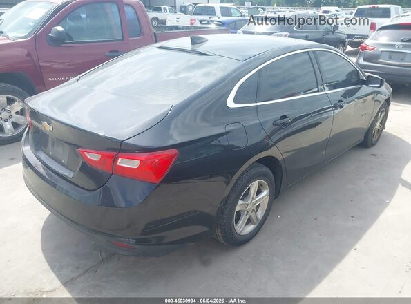 1G1ZB5ST7KF203823 2019 CHEVROLET MALIBU Черный Задняя правая четверть