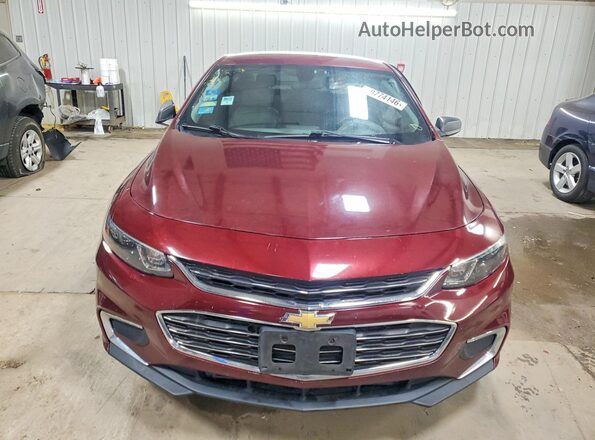 1G1ZB5ST8GF184870 2016 CHEVROLET MALIBU Burgundy წინა ხედი