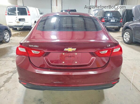 1G1ZB5ST8GF184870 2016 CHEVROLET MALIBU Burgundy უკანა ხედი