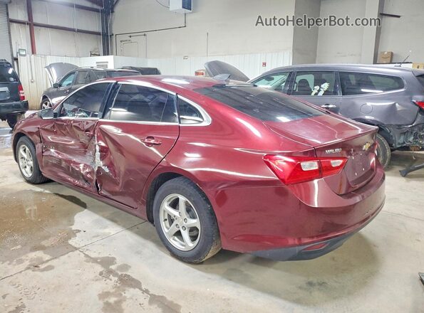 1G1ZB5ST8GF184870 2016 CHEVROLET MALIBU Burgundy უკანა მარცხენა